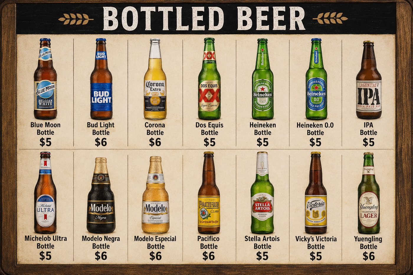 Bottled Beer Selection