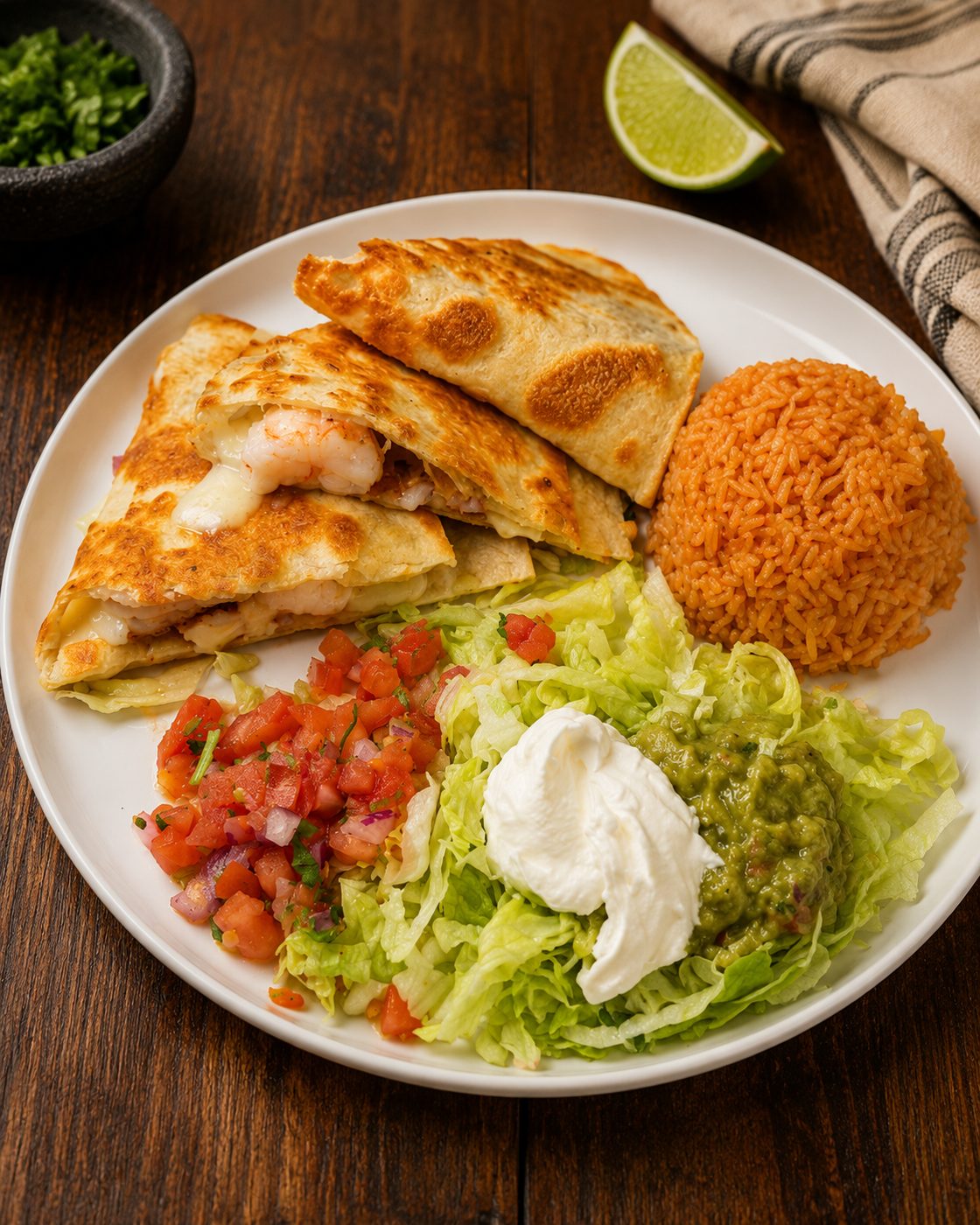 Enchiladas De Camaron
