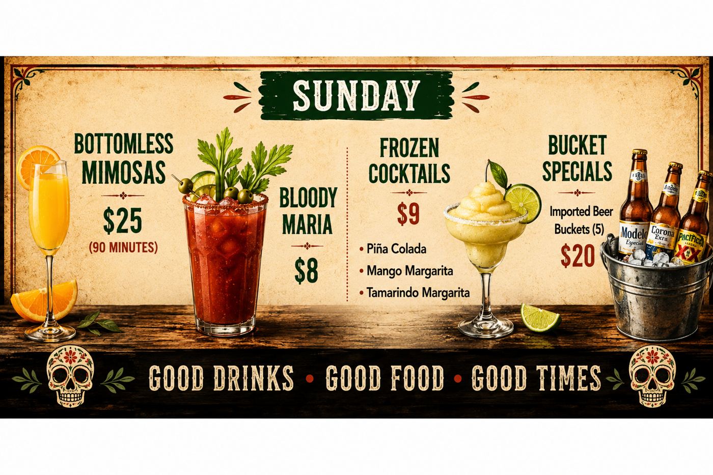 Sunday specials