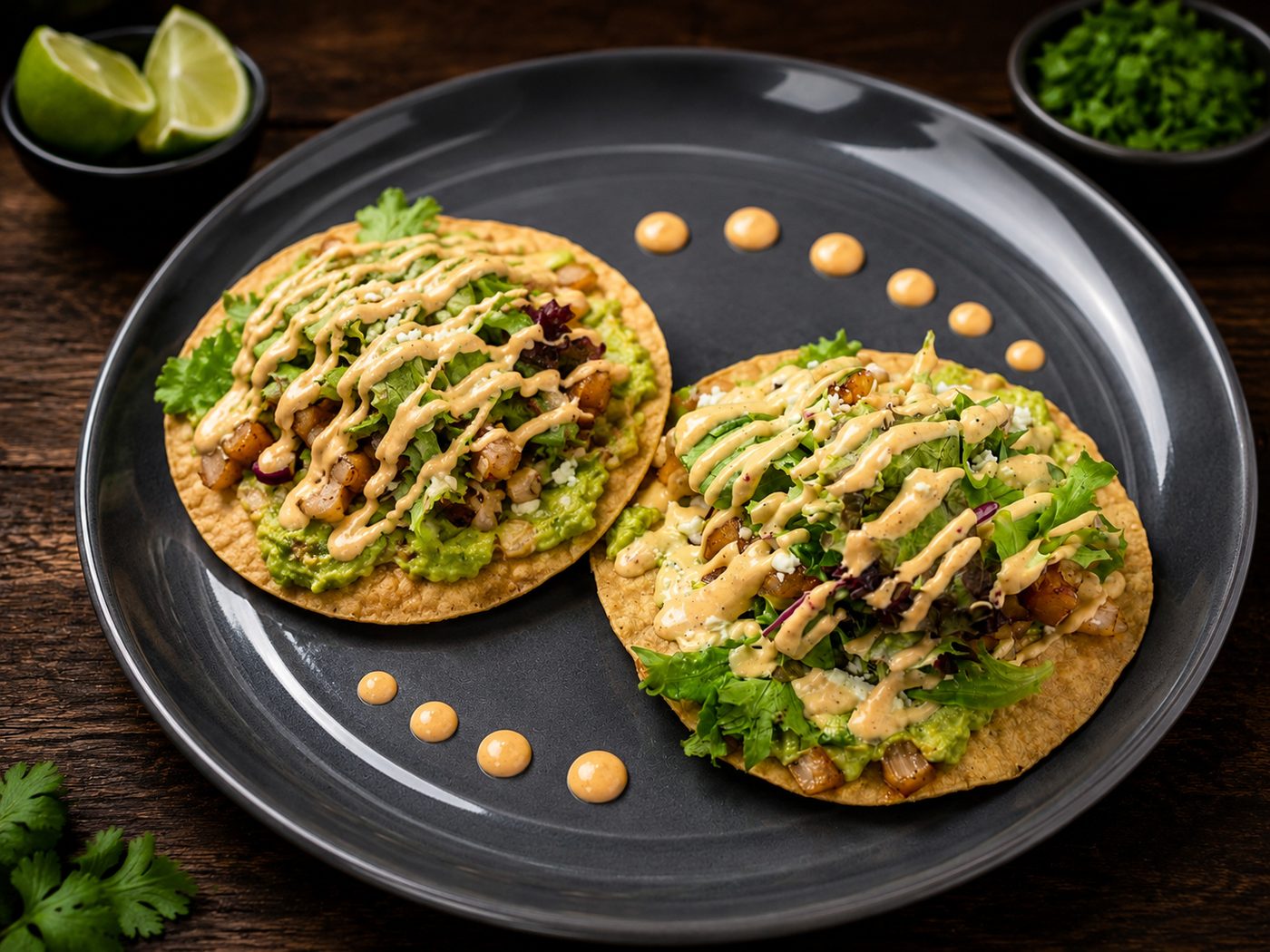 Vegetarian Tostadas